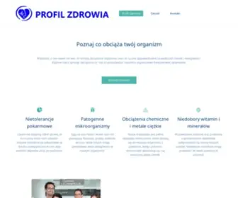 Profilzdrowia.pl(Obciążenia organizmu) Screenshot