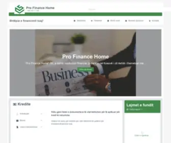 Profinancehome.com(Pro Finance Home) Screenshot