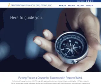 Profinancialsolutions.com(Professional Financial Solutions) Screenshot