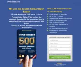 Profinanzen.com(Profinanzen) Screenshot