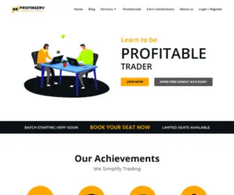 Profinserv.co.in(Home) Screenshot