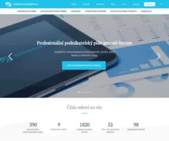 Profipodnikatelskyplan.cz(Profi podnikatelský plán pro váš byznys) Screenshot