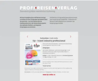 Profireisen.at(Profi Reisen Verlagsgesellschaft m.b.H) Screenshot