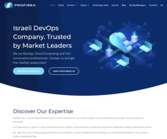 Profisea.com(Israeli DevOps & Cloud boutique company) Screenshot