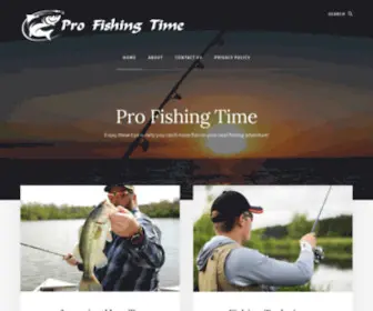 Profishingtime.com(Pro Fishing Time) Screenshot