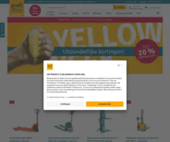 Profishop.nl(De online shop voor professionals) Screenshot