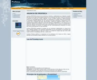 Profisica.cl(Física) Screenshot