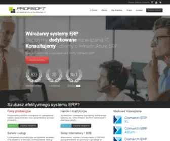 Profisoft.pl(Oprogramowanie dla Firm Systemy ERP Poznań) Screenshot