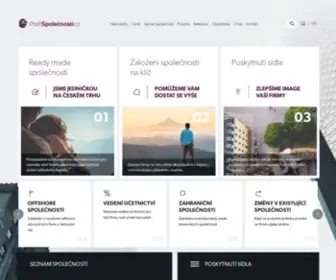 Profispolecnosti.cz(Profesionální založení a prodej ready made společností s.r.o) Screenshot