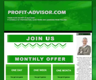 Profit-Advisor.com(PROFIT ADVISOR) Screenshot