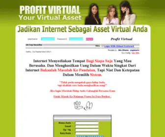 Profit-Virtual.com(Suatu Peluang Usaha dan Bisnis Internet Online Murah Meriah Hasil Melimpah) Screenshot