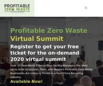 Profitablezerowaste.com(Industry Experts in Leading Zero) Screenshot