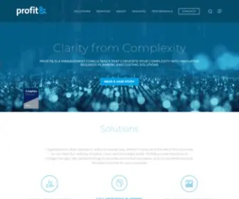 Profitand.com(Corporate Financial Performance Management Software) Screenshot