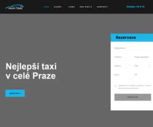 Profitaxi.cz(Taxi Praha od 12) Screenshot