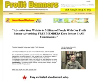 Profitbanners.com(My Site) Screenshot