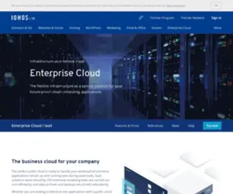 Profitbricks.com(Compute Engine Solutions from IONOS by 1&1) Screenshot