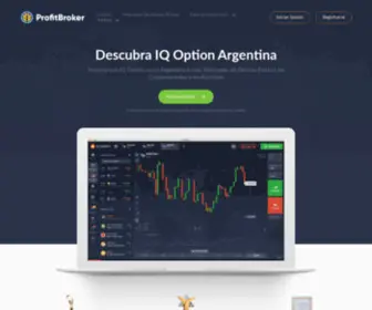Profitbroker.com.ar(IQ option Argentina) Screenshot