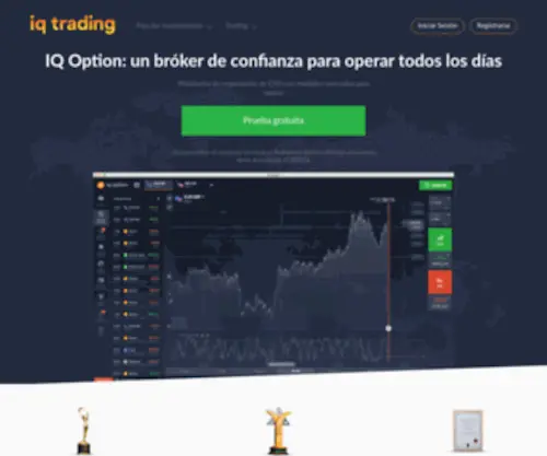 Profitbroker.com.co(IQ Option Colombia Sitio Oficial) Screenshot