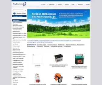 Profitechnik24.de(Rasenmäher) Screenshot