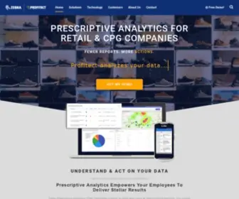 Profitect.com(Prescriptive Analytics Company For Retail & CPG) Screenshot