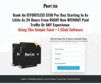 Profiteertoday.com(Nodo) Screenshot