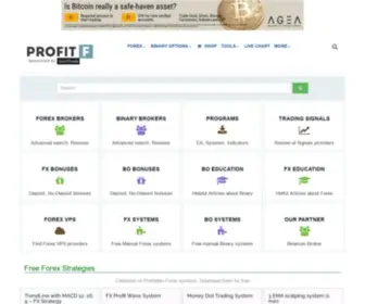Profitf.com(Website for Forex) Screenshot