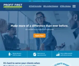 Profitfirstprofessionals.com(Membership Certification) Screenshot