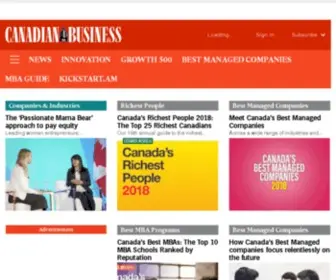 Profitguide.com(Canadian Business) Screenshot
