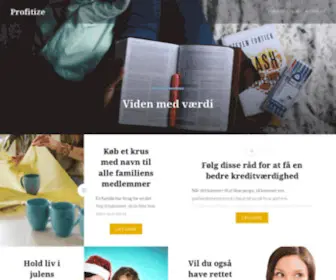 Profitize.dk(Webdesign og Effektiv e) Screenshot