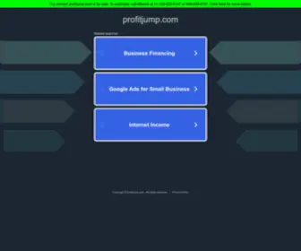 Profitjump.com(Internet marketing strategy) Screenshot