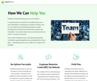Profitopia.com(Increase Your Profits) Screenshot