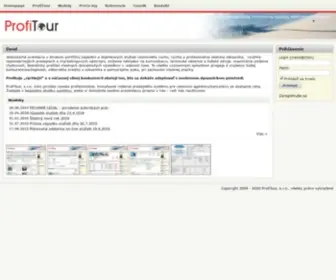 Profitour.sk(Systém pre cestovné agentúry a cestovné kancelárie) Screenshot