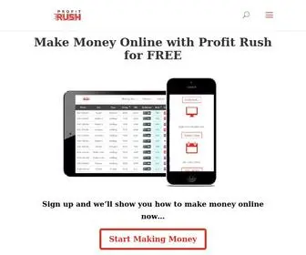 Profitrush.com Screenshot