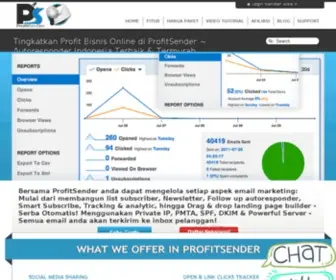 Profitsender.com(Autoresponder Indonesia) Screenshot