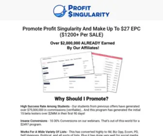 Profitsjv.com(Profit Singularity JV) Screenshot