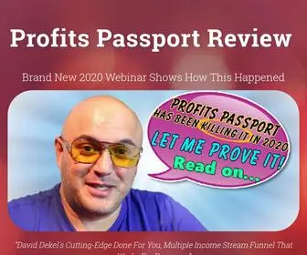 Profitspassportreview.com(Learn the truth about this multiple income stream marketing platform) Screenshot