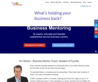 Profittrans4Mations.com.au(Business Mentoring & Coaching to Enjoy Harmony at Work & Life) Screenshot