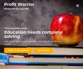 Profitwarrior.com(Find profit for yourself) Screenshot