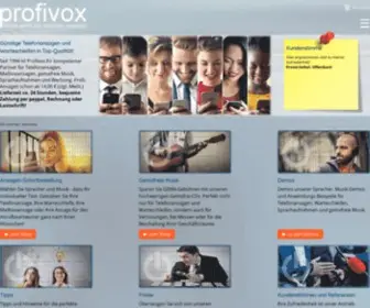 Profivox.de(Profivox Telefonansagen) Screenshot
