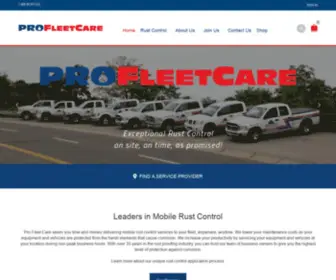 Profleetcare.com(On Site Mobile Rust Control) Screenshot
