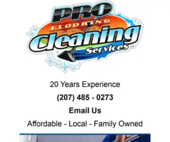 Proflooringmaine.com(Carpet Cleaning Livermore Falls) Screenshot