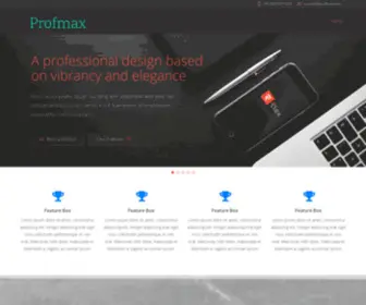 Profmax.com(An Education Consulting Firm) Screenshot