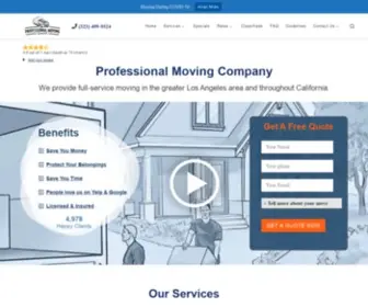 Profmovingco.com(Professional Moving Company) Screenshot