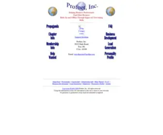 Profnet.org(Profnet Inc) Screenshot