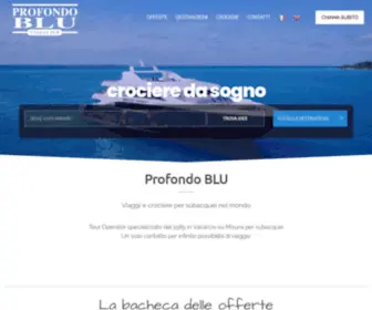 Profondoblu.net(Profondo BLU Tour Operator) Screenshot