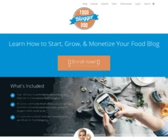 Profoodblogger.com(Pro Food Blogger) Screenshot