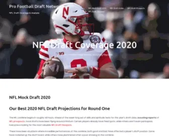 Profootballdraftnetwork.com(NFL Mock DraftPro Football Draft Network) Screenshot