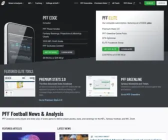 Profootballfocus.com(NFL, Fantasy Football, and NFL Draft) Screenshot