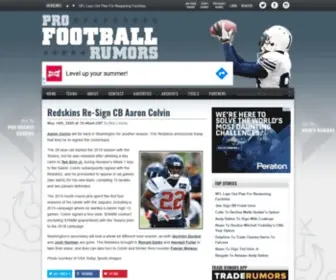 Profootballrumors.com(NFL Rumors) Screenshot