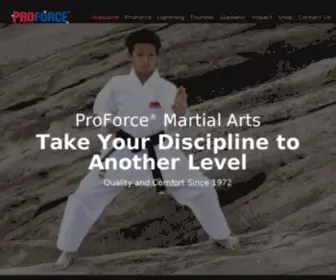 Proforcema.com(ProForce Martial Arts) Screenshot